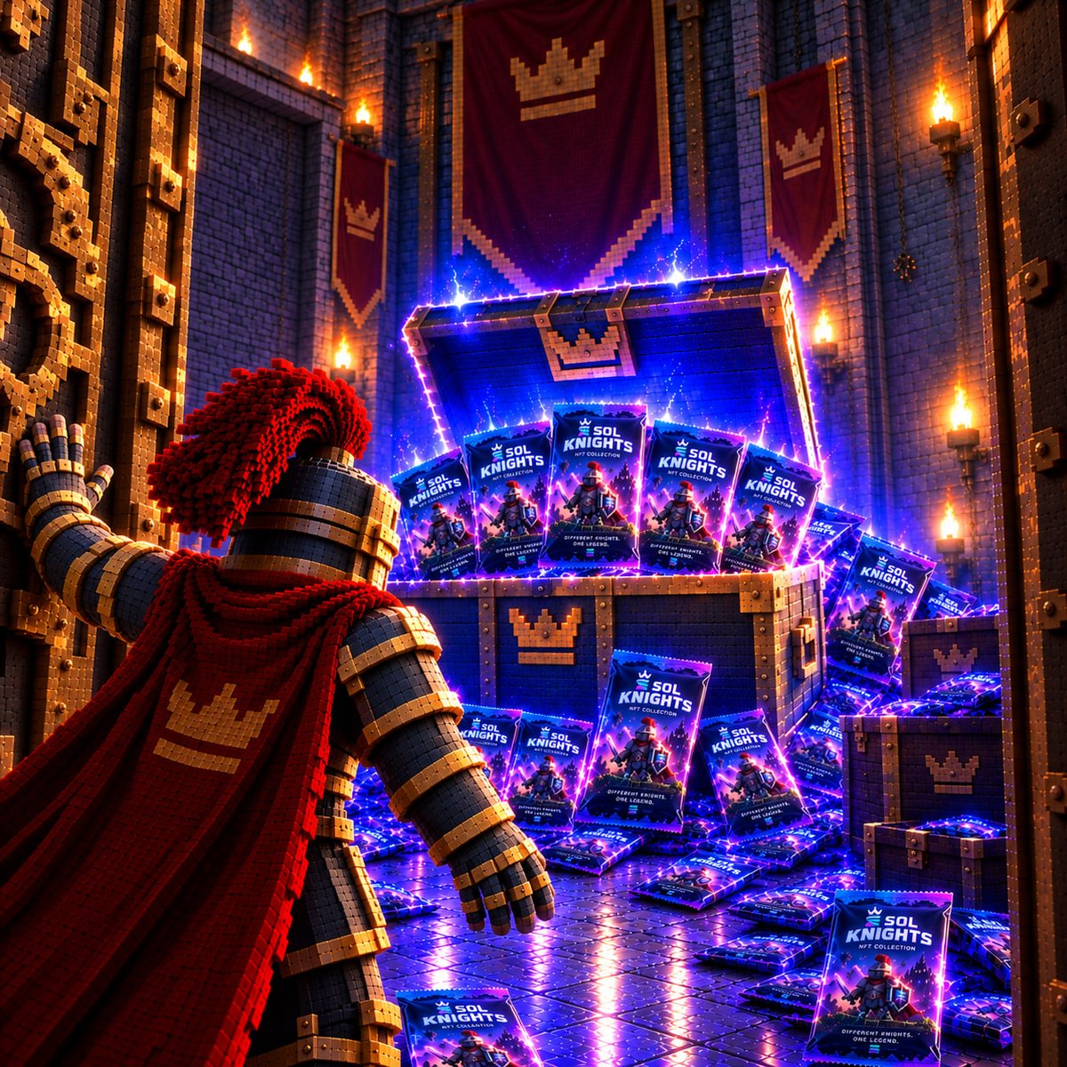 SolKnights_pack's tweet photo. SolKnight packs fully stacked still. at https://t.co/OQ6u4CurUm https://t.co/lYKujGHuzq
