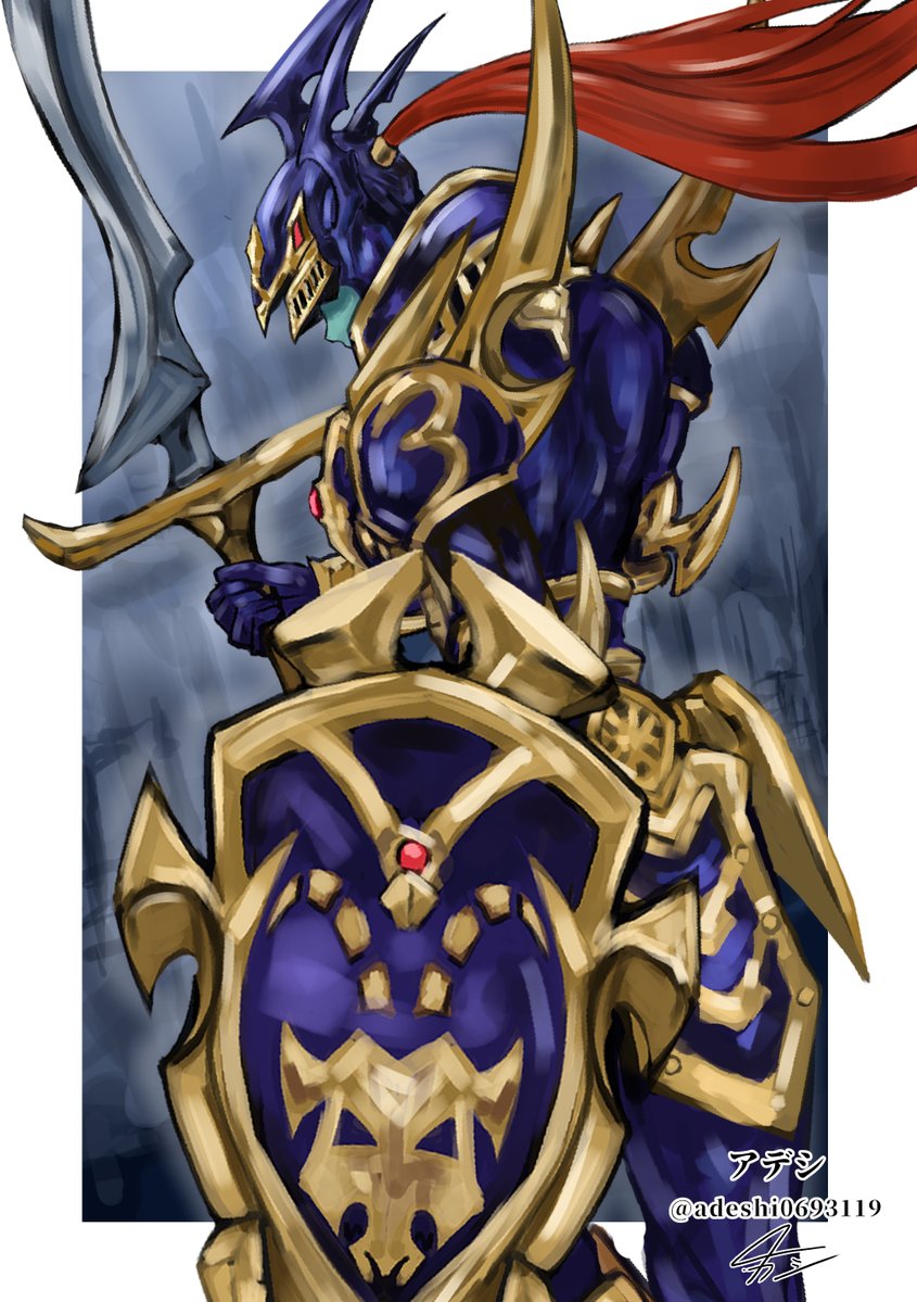 adeshi0693119's tweet photo. カオス・ソルジャー
#OCGファンアート https://t.co/nRULGzvmZn