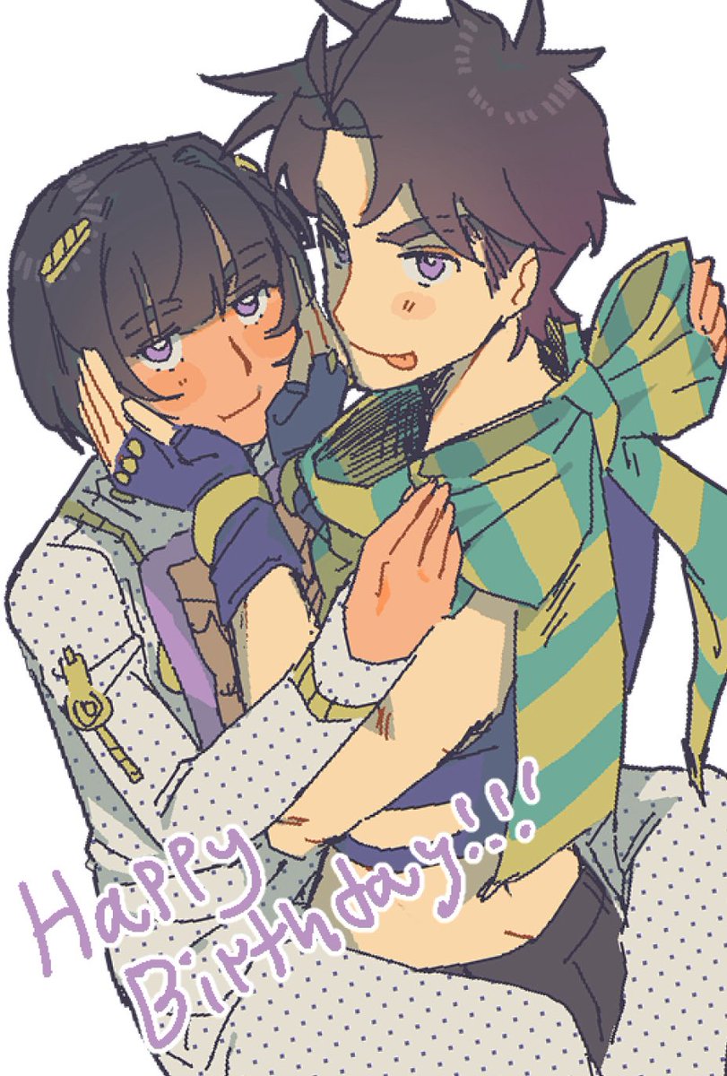K0T0H1KA's tweet photo. HAPPY BIRTHDAY BUCCIARATI!!!! And that other guy!!!! https://t.co/ENDHbUF7sb