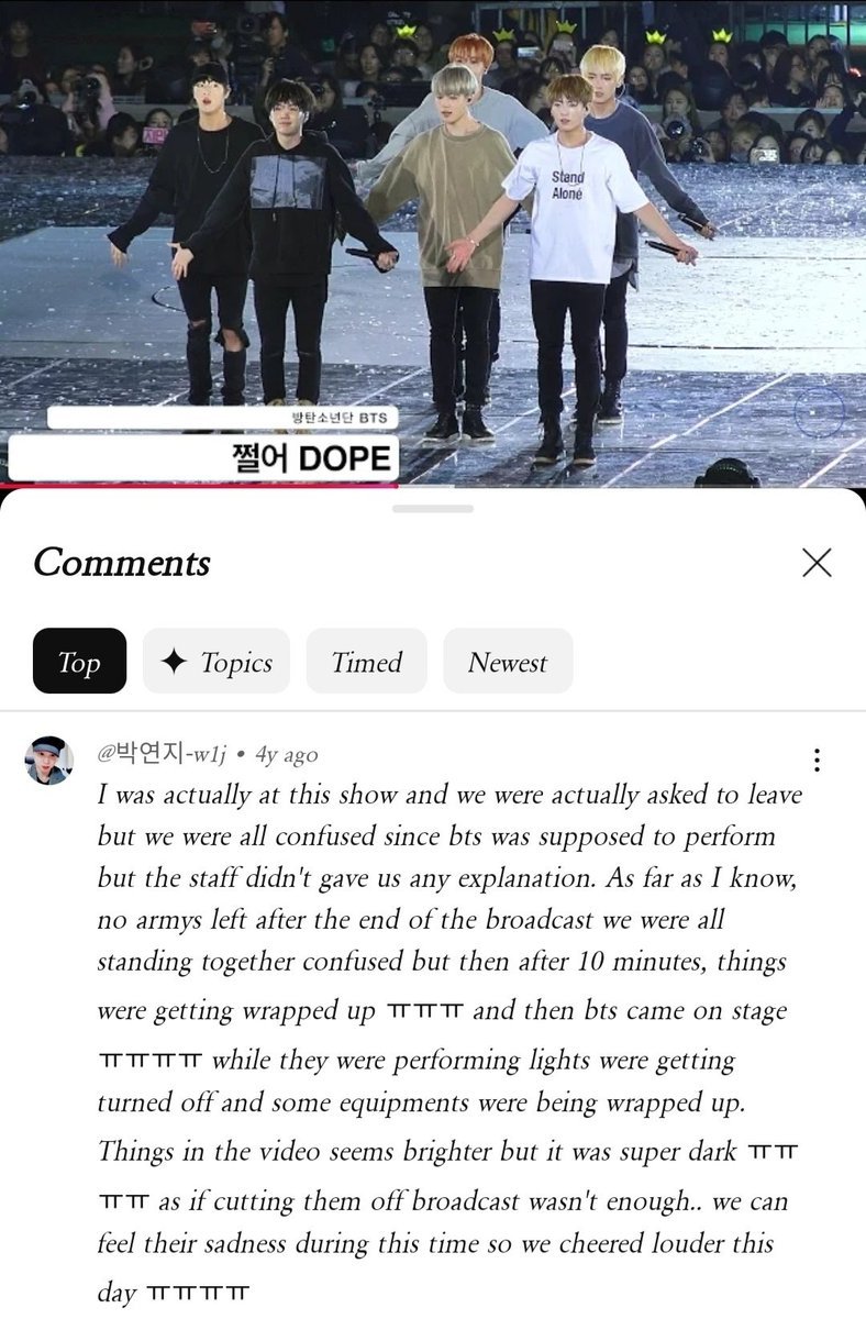 koostrous's tweet photo. thank you to every single ARMY that stayed that day and screamed their lungs out for BTS and told them we will be by their side no matter what https://t.co/u9x0NnNk6W