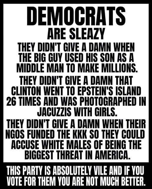 RYboating's tweet photo. The left doesn't give a damn:

-When men are allowed in women's sports
-When children are mutilated and sterilized
-When women kill their kids
-When a culture stones women
-When their party was hijacked by communism and Islam
-When illegals steal our benefits

Vote red!🇺🇸 https://t.co/2susJtva3D