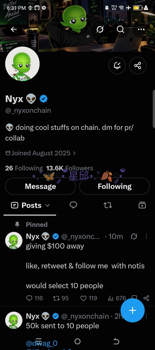 croumblv's tweet photo. @dyknoir @_nyxonchain HFiPCZ2RUBRPSaHK5Ep6fxoJtzJyJgEUjWwYZTnmUa7C https://t.co/YwmJctFl3A