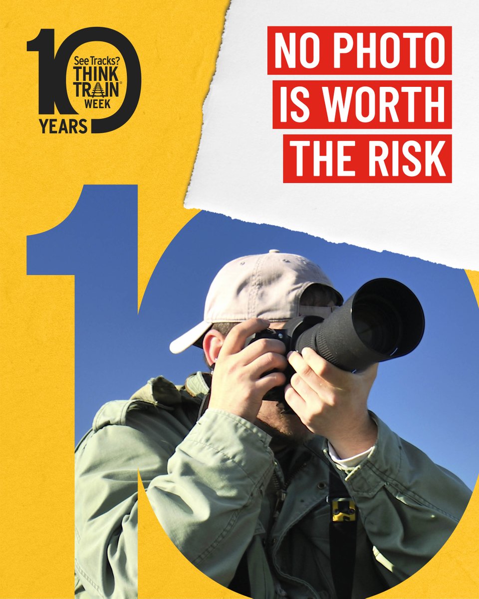 olinational's tweet photo. #Photographers, keep your clients and yourself safe, never photograph on or near railroad tracks. See Tracks? Think Train! #STOPTrackTragedies #SeeTracksThinkTrain #NoPhotoIsWorthTheRisk https://t.co/f8eeW7rAcd