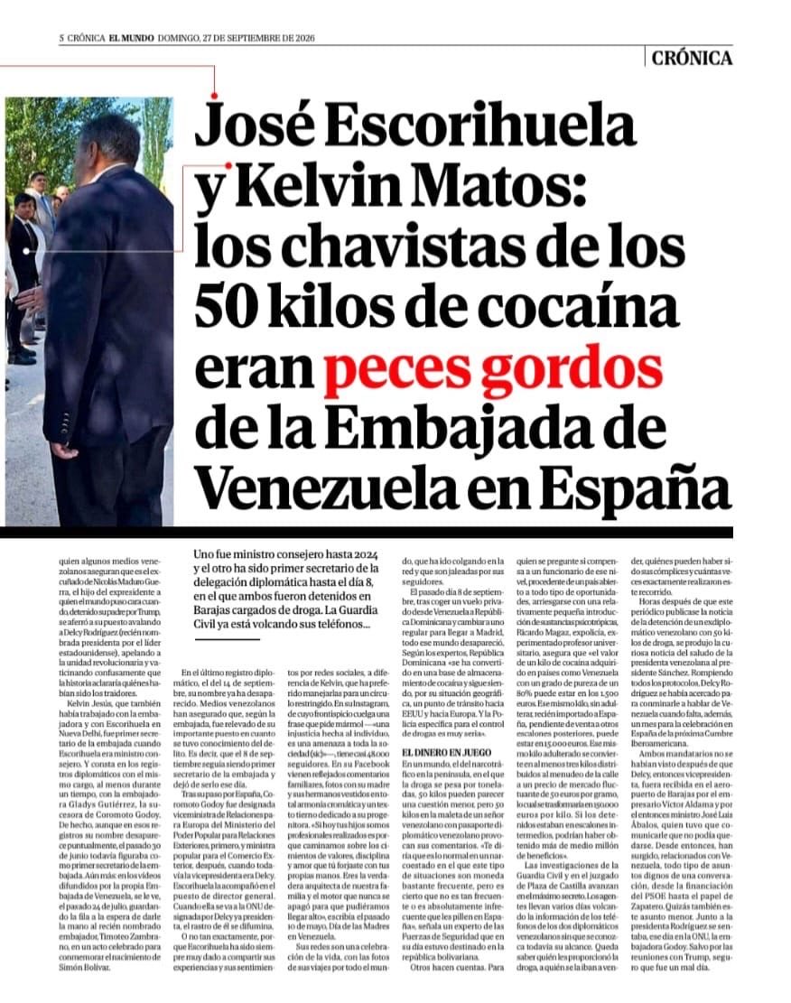 hermanntertsch's tweet photo. Es bien lógico que las relaciones entre gobiernos narcosocialistas las lleven narcotraficantes. https://t.co/XA0NI0Kj5k