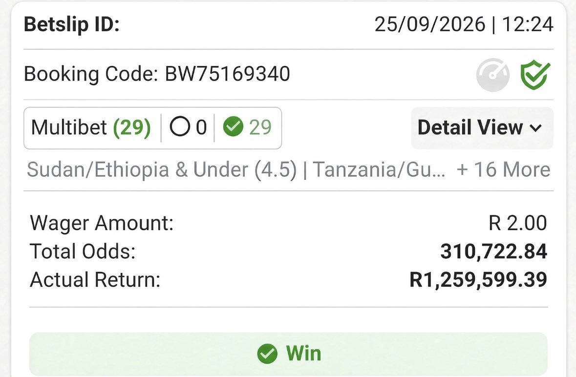 CollenHorseTips's tweet photo. Booooooom R1,2 million with R2🙏🔥 https://t.co/cMPfLfFs8g