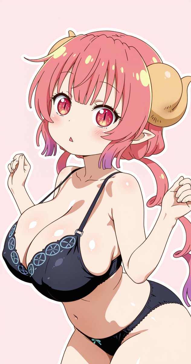 vircraft's tweet photo. モデルのおしごとイルルちゃん！

イルル / Ilulu / Kobayashi-san Chi no Maid Dragon
SFW anime-style AI fanart. https://t.co/6nNusAYOye