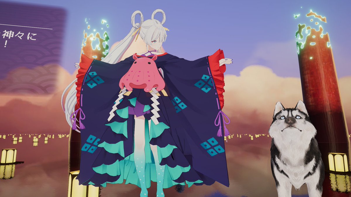 beruberu047's tweet photo. 本日は療養の為落ちます。
＃VRC　　＃超かぐや姫VRC https://t.co/Wq9O4biBNg