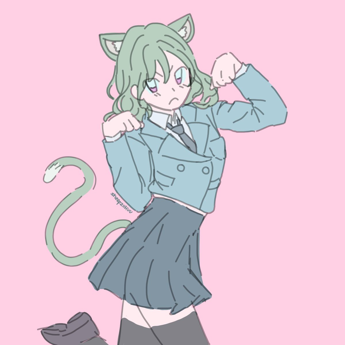 sheepzukuu's tweet photo. #OurNotes #millsage #BanGDream
sketch of cat natsume 🩷 https://t.co/3mMir4Wy8d