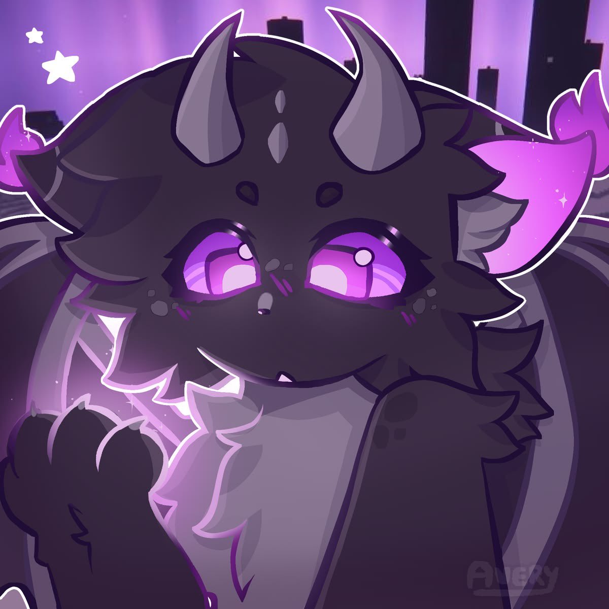 Avervee's tweet photo. Ender dragon! #Minecraft #Furry https://t.co/m42hZrA4YB