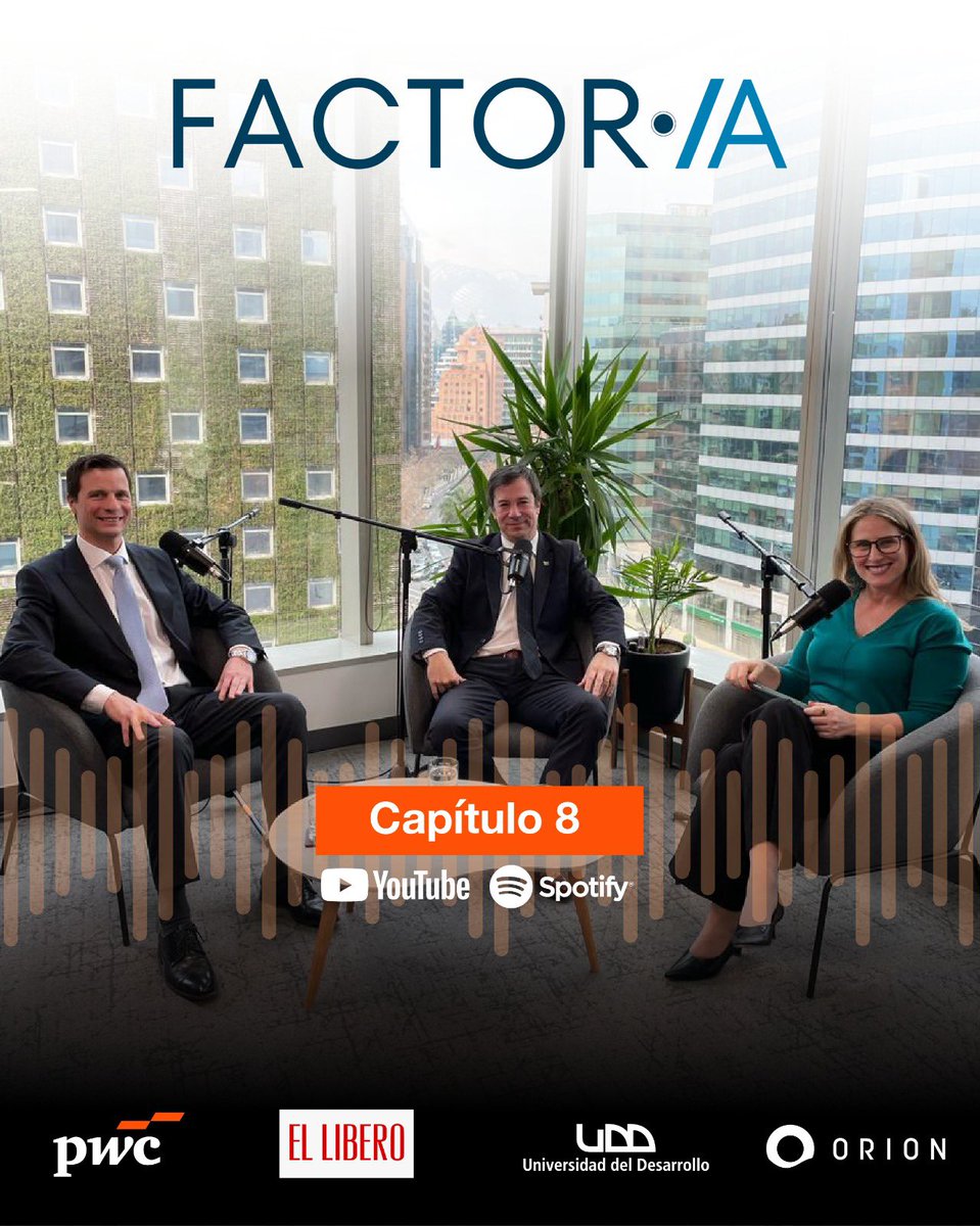 PwC__Chile's tweet photo. lo hicieron? La descentralización
18:10 El Futuro: El valor del ser humano en la era de la IA
21:10 ¿Optimista o pesimista?
☝🏻Escúchanos también en Spotify
#ElFactorIA #InteligenciaArtificial #IA #SomosPwCChile #ElLíbero #Empleo #Innovación #TransformaciónDigital #FutureOfWork https://t.co/A7ls4Rb9G6