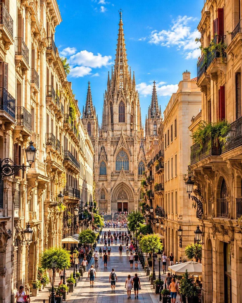 NatureRoot88's tweet photo. Cathedral of Barcelona, Spain 🇪🇸 https://t.co/4V8x3DUxQP