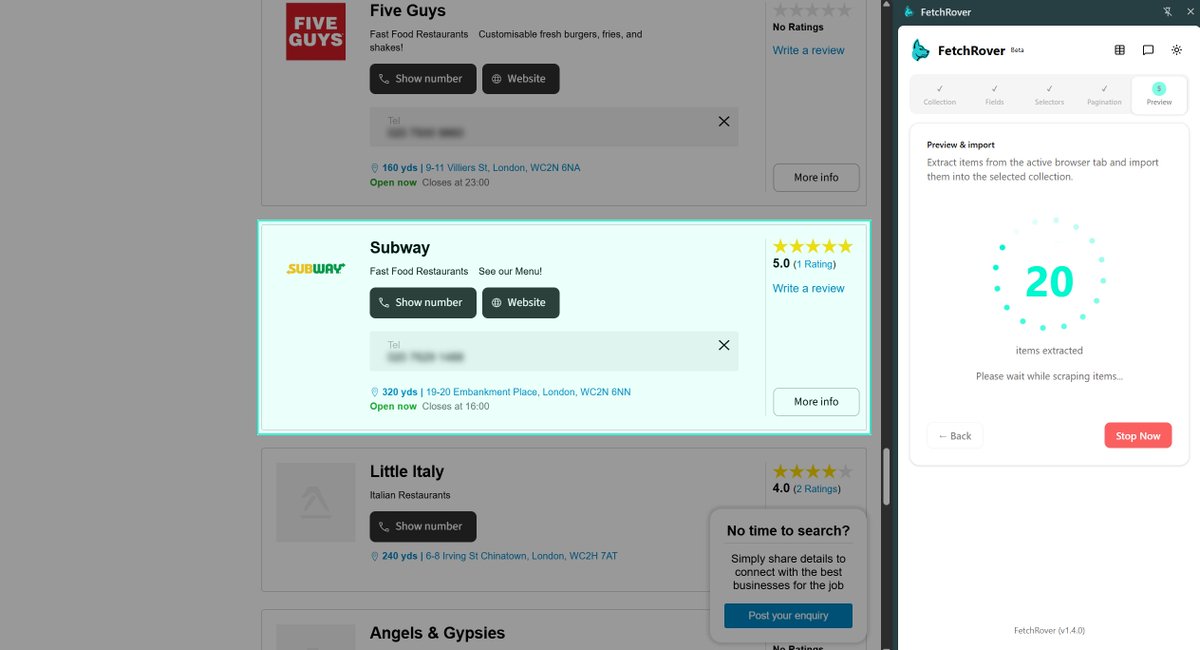 amirdev1997's tweet photo. @Joi2James I'm working on FetchRover, a Google Chrome scraping extension https://t.co/b1xohCuuHC