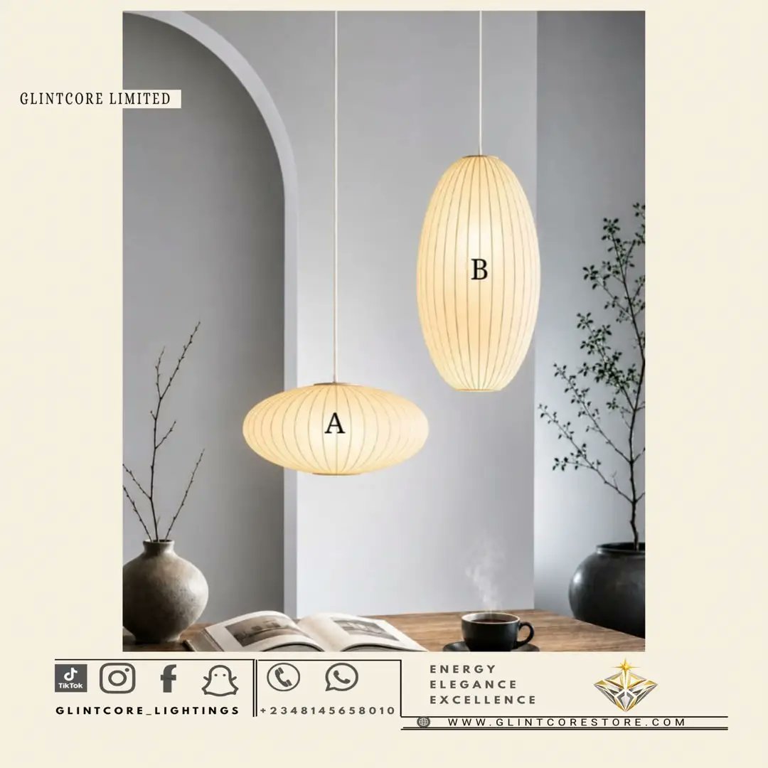 averyroberts3b1's tweet photo. Modern Japanese Rice Paper Pendant Light

A beautifully crafted pendant light combining Japanese-inspired design with soft ambient lighting to create a warm, calming atmosphere. Its timeless silhouette suits modern, Japandi, Scandinavian, and https://t.co/eW5ZoVc0D4