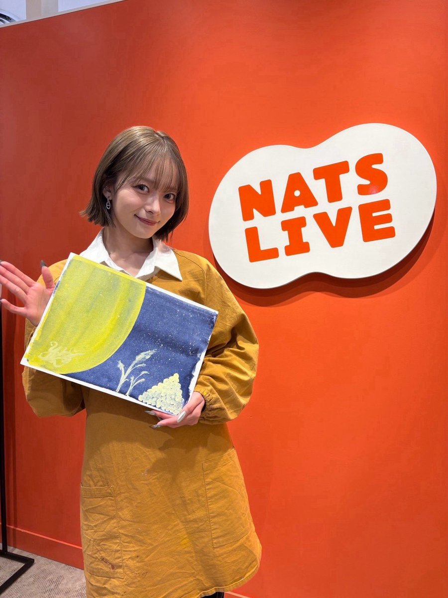 genic_staff's tweet photo. #NATSLIVE
「ゆらりネオポップわーるど」
スタジオ観覧･ご視聴ありがとうございました🎨

本日のテーマは「中秋の名月」でした🌕✨
「配信限定のアートカード」を24時間限定で販売中！
見逃してしまった方はぜひアーカイブでご覧ください🥜
https://t.co/LeigTkfgJq

@NATSLIVE_app #GENIC #宇井優良梨 @yurari722