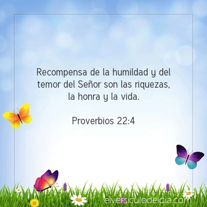elversiculo's tweet photo. Recompensa de la humildad y del temor del Señor son las riquezas,  la honra y la vida.  Proverbios 22:4   #versiculodeldia #versiculobiblico #biblia https://t.co/HrgC5PcSI0