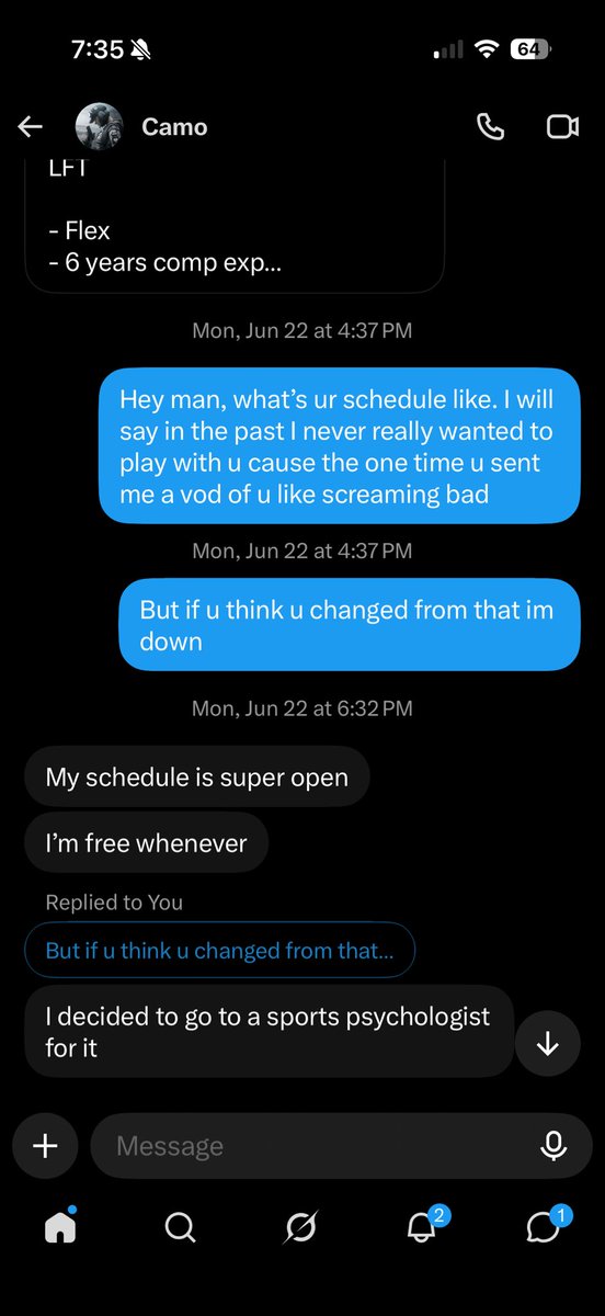 DeltaforceR6's tweet photo. @K1ngR6_ @Camo_R6 Better hit that psychologist up again. https://t.co/TnBEwyd3oW