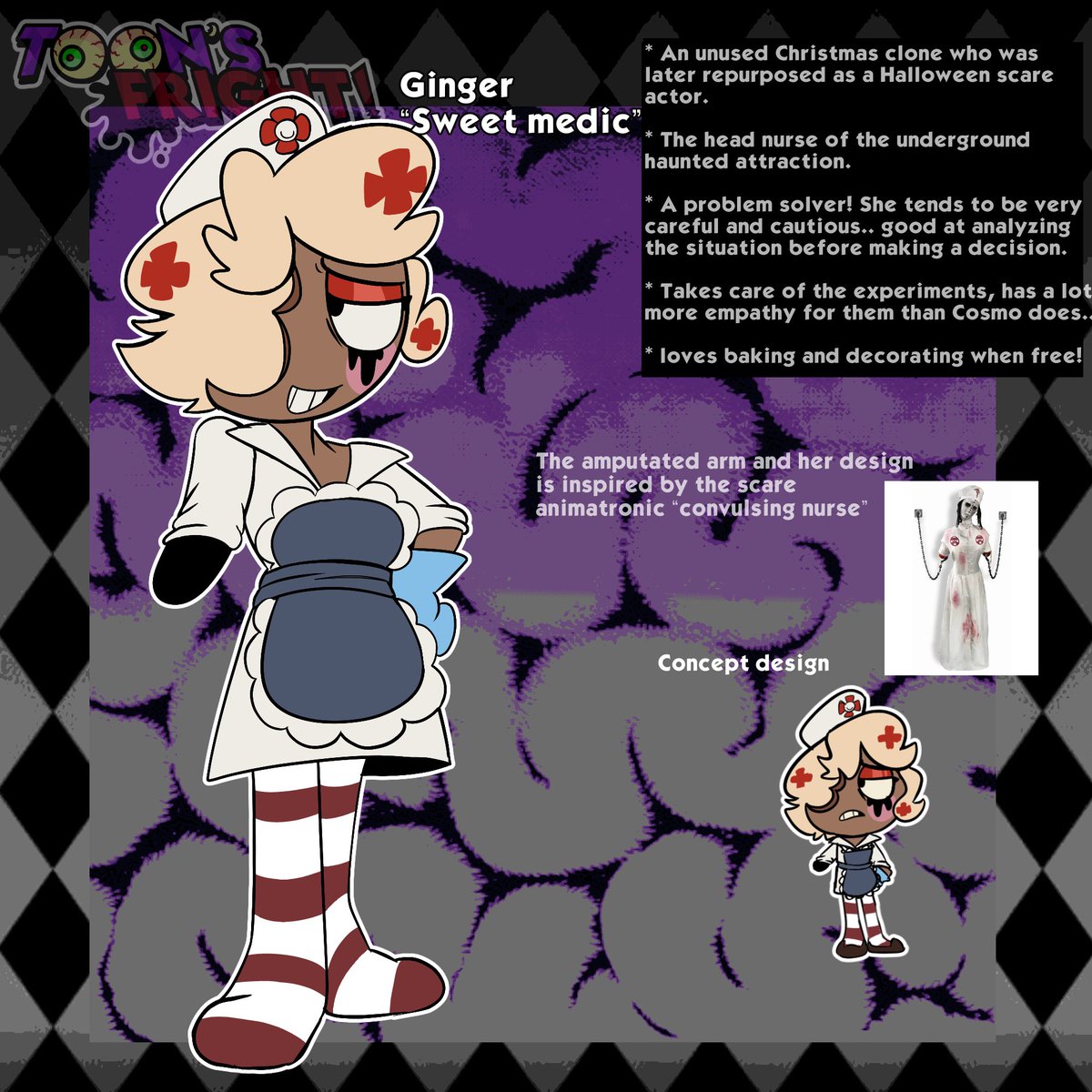 v0idoll's tweet photo. more character designs for my au! 

#dandysworldart #toonsfright #ginger #glisten #poppy https://t.co/TyF7v2z04R