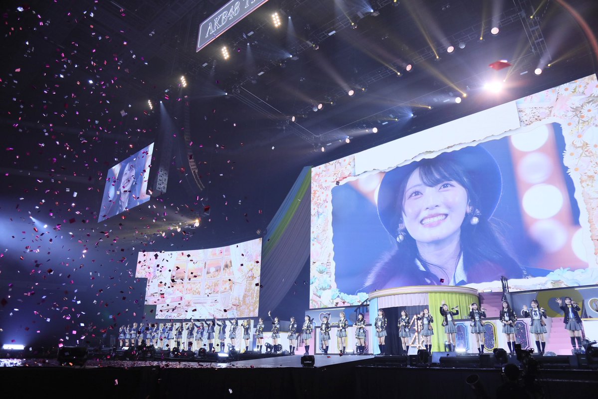 AKB48_staff's tweet photo. 🎀𝐀𝐊𝐁𝟒𝟖 𝐓𝐇𝐑𝐄𝐄 𝐂𝐎𝐍𝐂𝐄𝐏𝐓𝐒 𝐋𝐈𝐕𝐄🎀

推しが「好きish」コンサート🪄💖
推しメンへの愛をたくさん叫んでくれて
本当にありがとうございました📣

推し席ランキング TOP16も発表👑
1位は #佐藤綺星 でした☝🏻🐰

そして、2027年2月20日(土)
国立代々木競技場第一体育館で
コンサートも開催決定.ᐟ.ᐟ 🏟️🌸

3公演で【111曲】お届けした
#AKBサンコンコン
見逃し配信はぜひHuluで📡🎶♡
https://t.co/vF0oVAAaKv