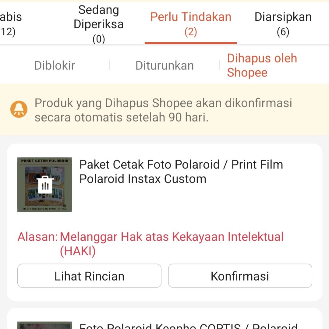 azeetness's tweet photo. Nasib umkm jual cetak polaroid di oyen, deleted padahal udah ada ulasannya https://t.co/dEYvOMqfyR