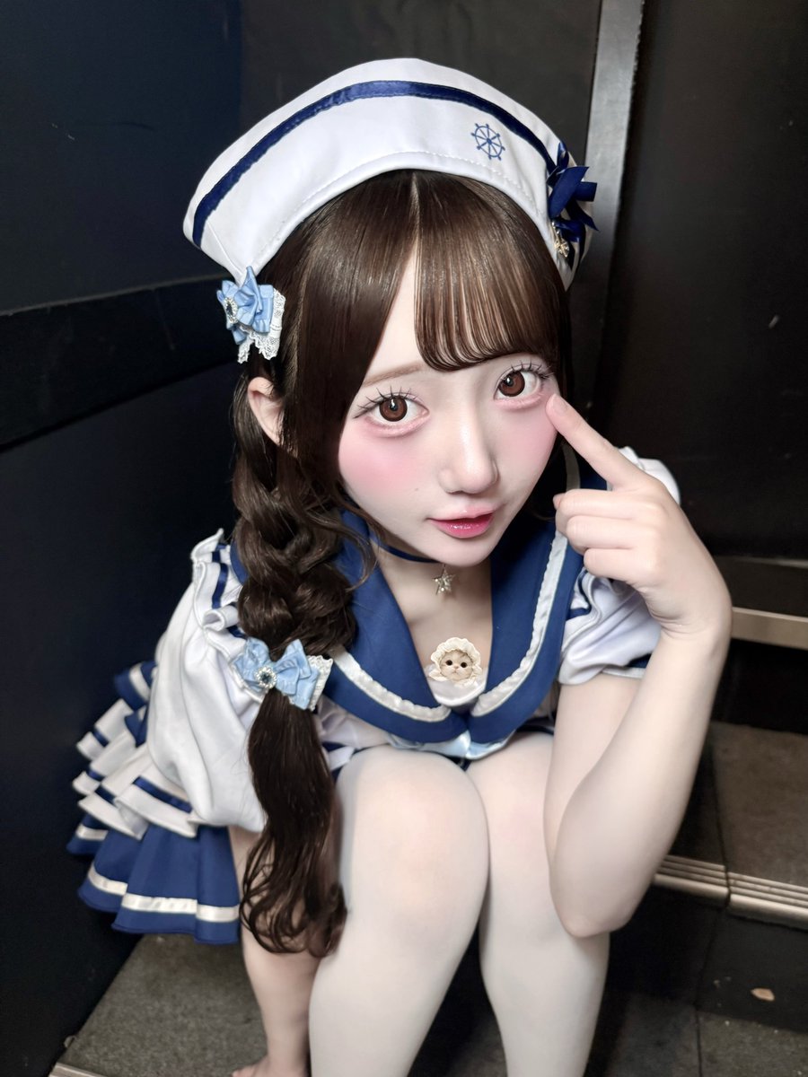 one_sakurako's tweet photo. らこ水兵さんについてきてっ🐬🩵𓂃 𓈒𓏸🫧 https://t.co/dt0ydyl1Xw