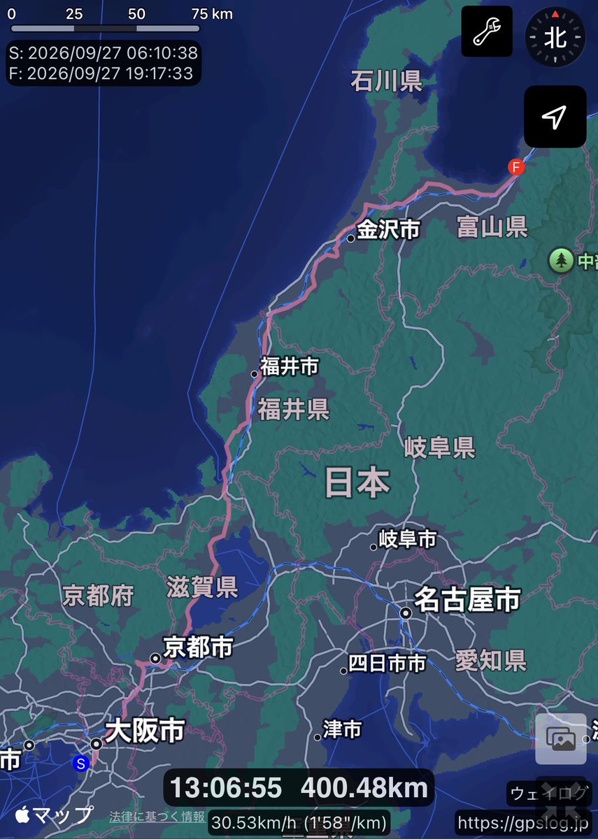 naoki780's tweet photo. 6日目
本日は大阪から新潟魚津まで
400キロ程度しかないけど19時頃やっと辿り着けた😮‍💨
また真っ暗
大都市エリアは全然進まない…

10年ぶりの松尾大社参拝🙏
飲めなくなったお酒が飲めるようになりますように🍶

前回は渋滞で断念した白鬚神社も参拝
最後のご褒美に近江牛を😋

#Z125PRO
#原二旅 https://t.co/8XIrVjv7aq