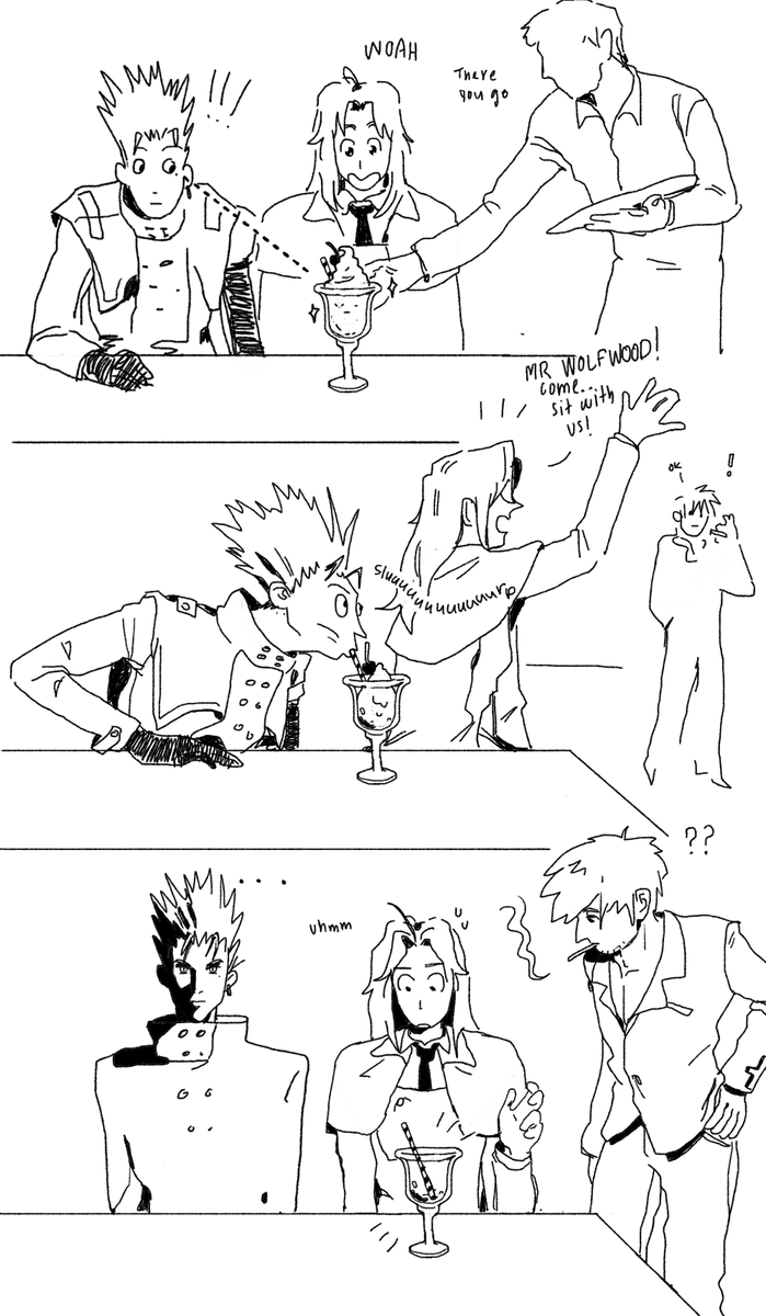 Ervinzer29's tweet photo. I love drawing Vash being a little shit
#trigun -- 2025 oct https://t.co/EI7nsR0NVs