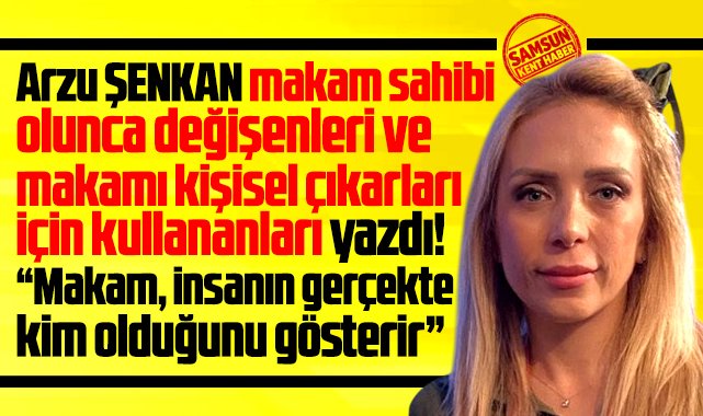samsunkenthaber's tweet photo. Makam, insanın gerçekte kim olduğunu gösterir! - Samsun Kent Haber @arzu_senkan yazdı

https://t.co/b9JkoYsngr https://t.co/XHIHvvCr3a