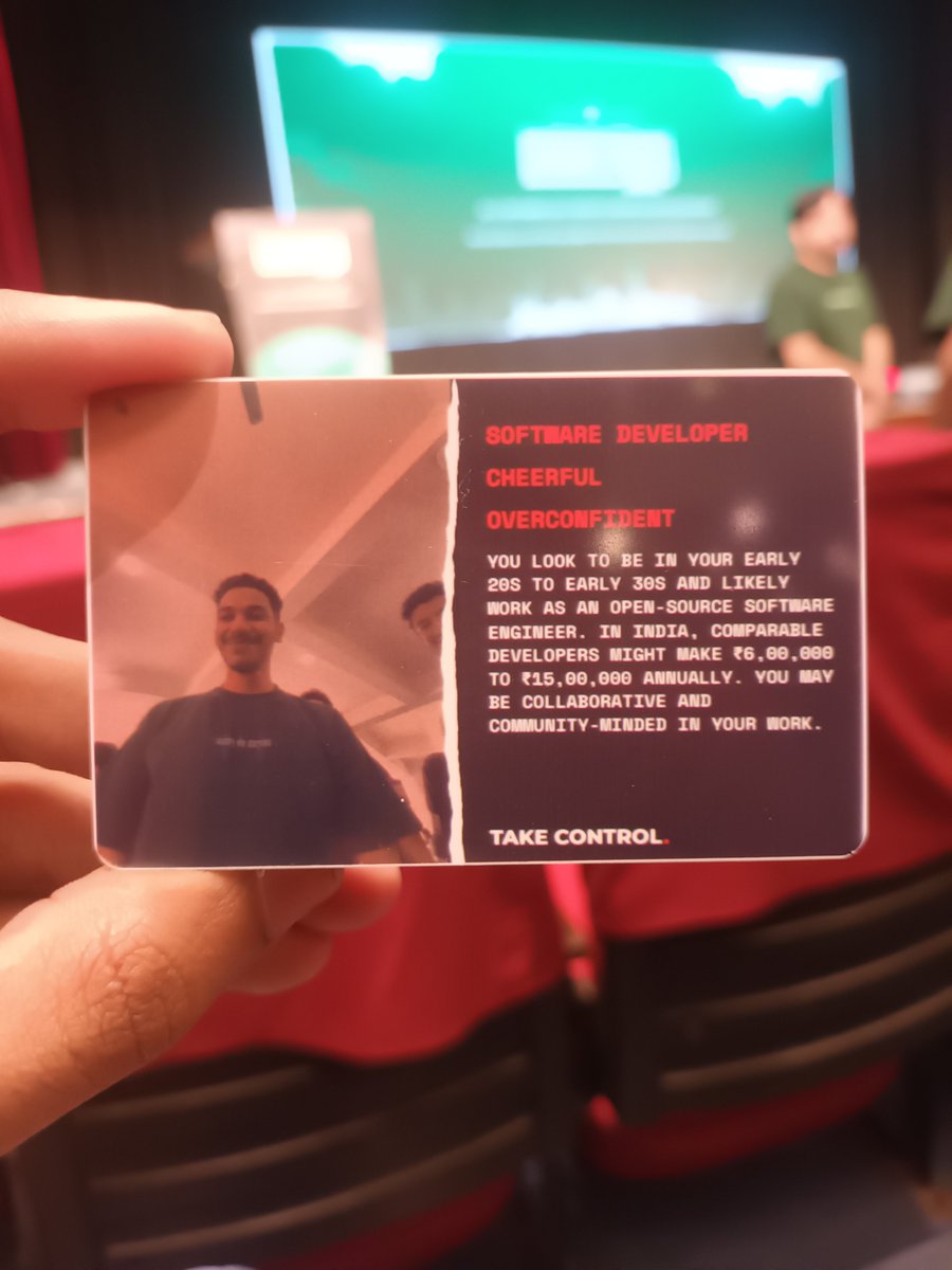 Godlykmathews's tweet photo. Something from @enteio at IndiaFOSS 26

#IndiaFOSS #FOSSUnited #indiafoss26 https://t.co/aKhxf6XtO7