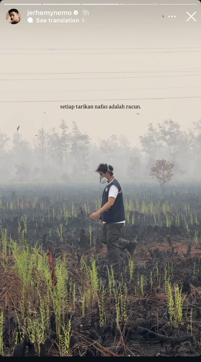 LambeSahamjja's tweet photo. kalimantan di bakar buka terbakar ini mah https://t.co/lQZjKdngK7
