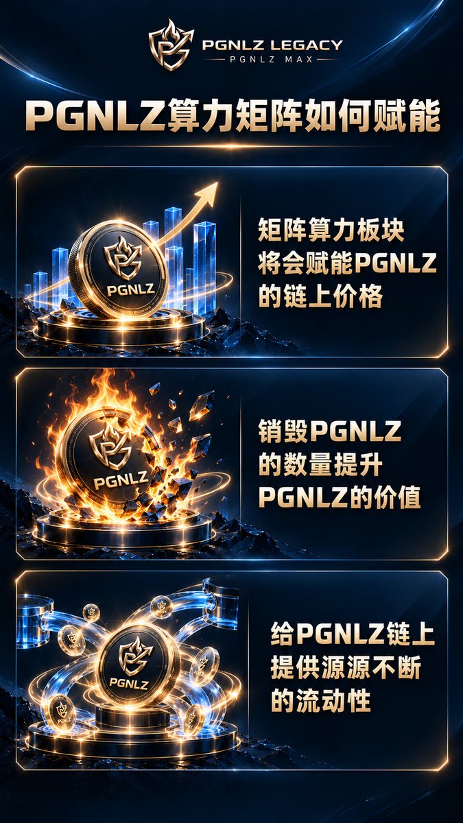 wttpp81197815's tweet photo. Introduction to PGNLZ Matrix Computing Power Ecosystem
 
It will continuously empower the price of PGNLZ,
burn PGNLZ to boost its value,
and enhance the on-chain liquidity of PGNLZ. https://t.co/JiMqhqJULn