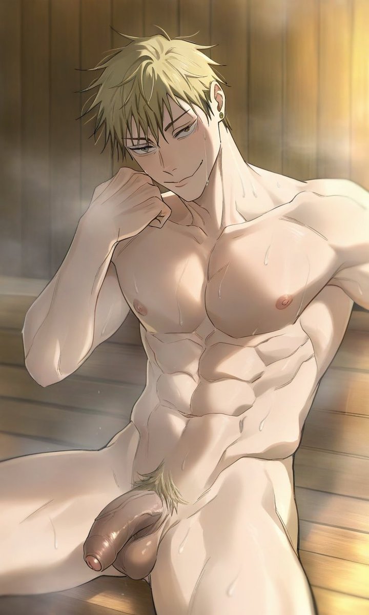 Darooq3's tweet photo. Hand behind his head and everything on display. ♨️
#Naoya #ZeninNaoya #JujutsuKaisen #NSFW #AIart #R18 #hentai https://t.co/JAt93DxWhD