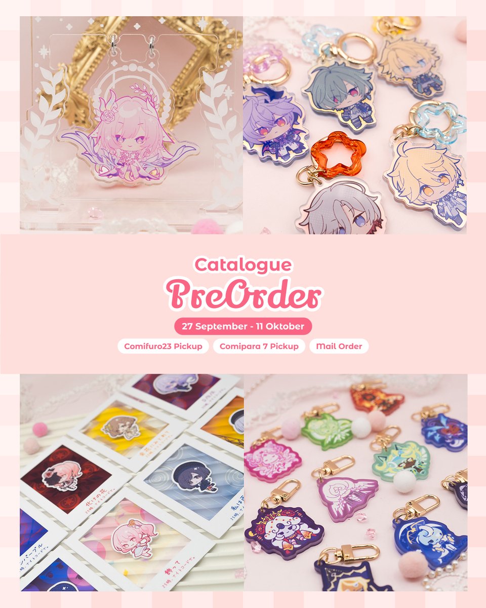 SeasonSideUp's tweet photo. [pls help 🔁&amp;💖]
[1/?] BATCH 2 Preorder for #comifuro23 #comipara7 OPEN! 

📅 PO 27 Sept-11 Okt 
🔗 in bio 
📌 mail order/pickup
✨Genshin, HSR, CRK, Proseka, Endfield, Miku, etc

GO PLS DM FIRST 

#comifuro23catalogue #cf23catalogue #comipara7catalogue https://t.co/3KZ2QV11EM