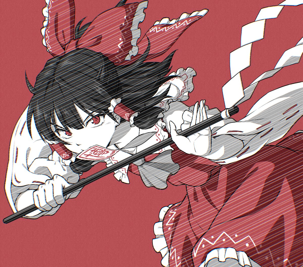rakugakiinuno's tweet photo. 博麗の巫女 https://t.co/banJxLmPNP