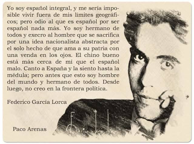 paulaflorecilla's tweet photo. los fachas llevan toda la vida intentando apropiarse de la figura de lorca porque en sus poemas hablaba de lo mucho que amaba a su país. pero el, en la última entrevista que hizo en su vida, dejó claro que amaba a su país pero no les amaba a ellos https://t.co/xzKMQLoEFz