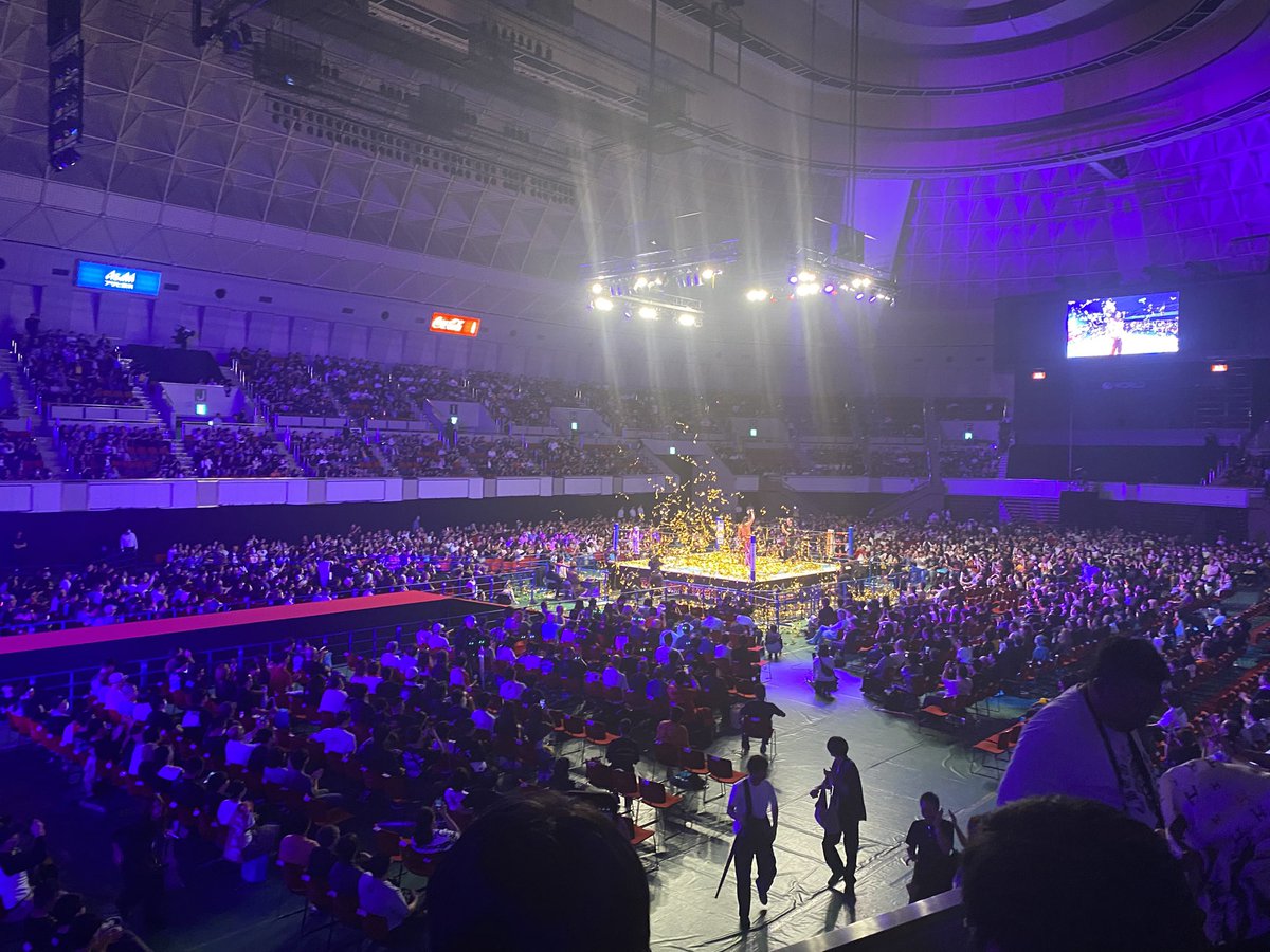 HIROw51's tweet photo. 今日は新日本プロレスを観に行ってきました!
#njdst
#NJPW
#神戸 https://t.co/btHLuBJYjA