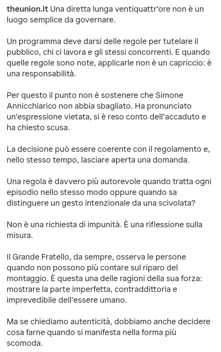 cassandraebast's tweet photo. Da: https://t.co/hIcJ8aaQcn 
CONDIVIDETE QUESTO PENSIERO 
❤️
La TV non deve normalizzare l bestemmia. 
Può normalizzare il perdono

#gfvip #nosimonenogfvip #simoneannicchiarico https://t.co/DvsrGZYEET