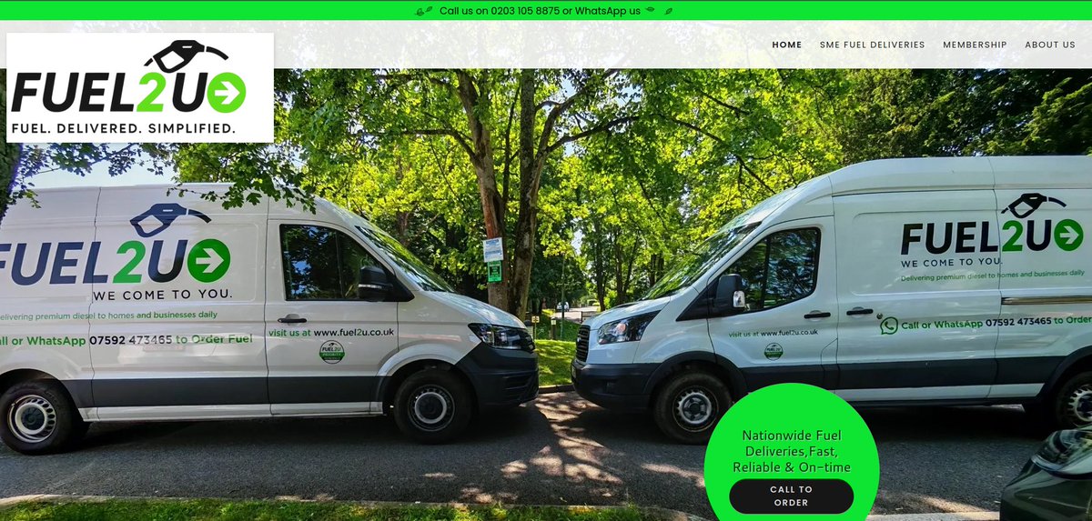 InsiderGeo's tweet photo. One detail we noticed: the van being inspected today by police and a bomb-disposal robot near RAF Fairford appears to be branded FUEL2YOU with a red logo, while the original FUEL2U vans use a green logo.

FUEL2U is a company that delivers fuel directly to businesses, farms and other customers, using mobile fuel-delivery vans.