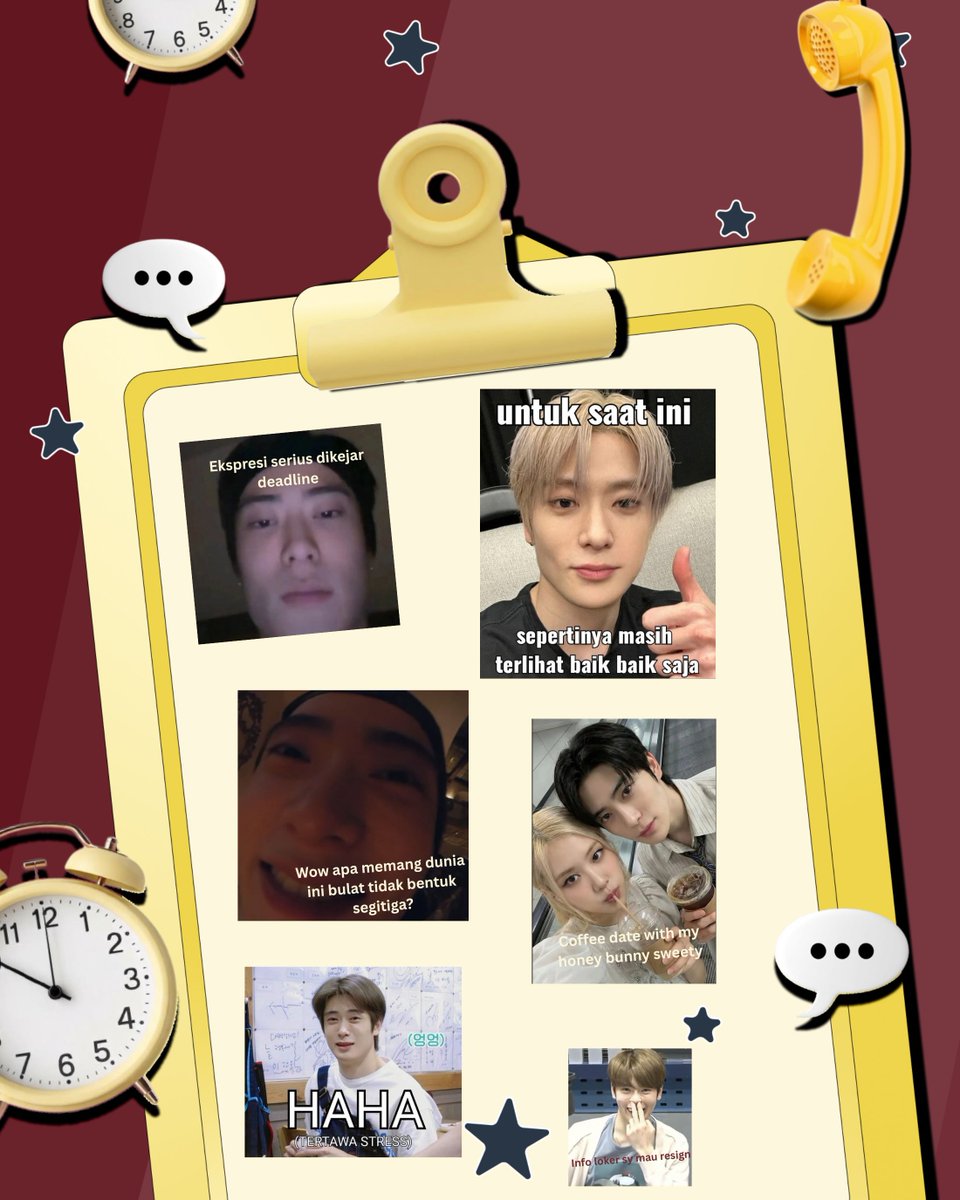 OfficerJaehyun's tweet photo. Tolong content pillarnya dirapikan ya, biar brand awareness naik, engagement melonjak, dan tensi darah saya ikut naik. Tolong gue siapapun! Ini mental health udah megap-megap, butuh pertolongan pertama sebelum gue dikirim ke UGD (Unit Gila Deadline). https://t.co/opjvjtN9y8