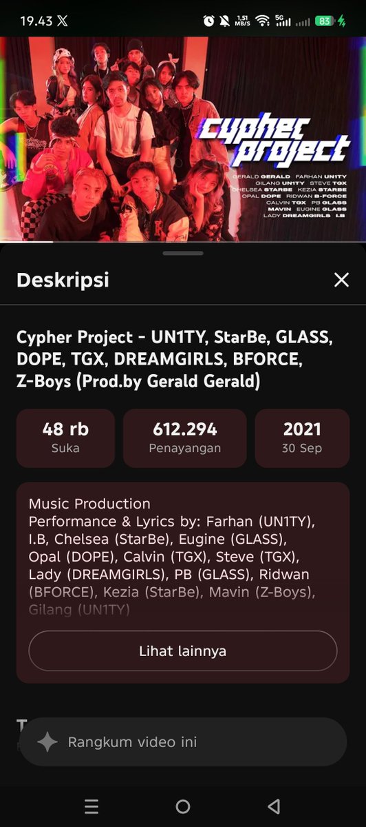 Qisthiii_e's tweet photo. Let's go CHNCE, SEEN, STARBEE, dan ipop lainnya bikin project ginian lagi... 
KANGEN BGT JUJURRRR 🤧🤧🤧 https://t.co/BoYeRCIHSZ