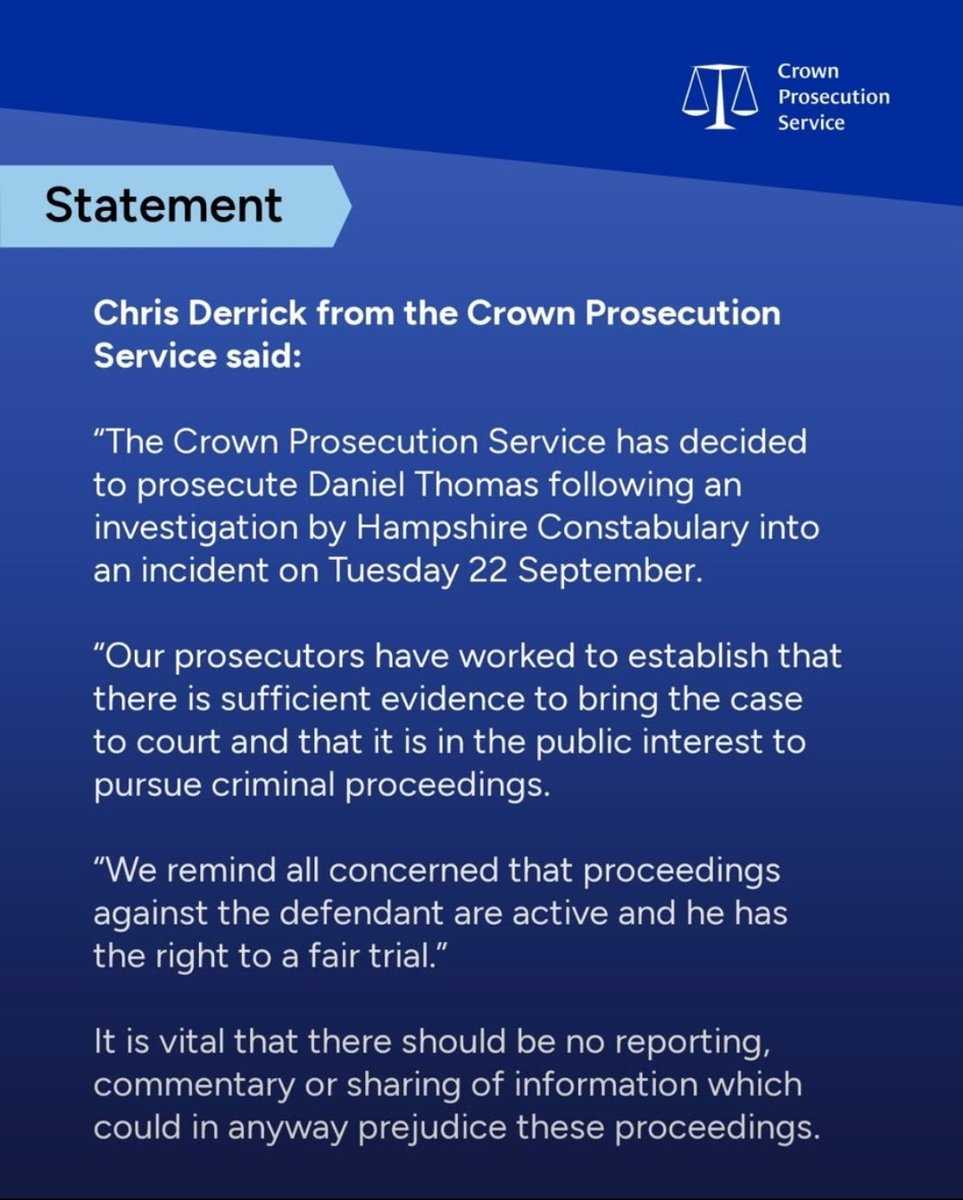 TRobinsonNewEra's tweet photo. The Deputy Chief Crown Prosecutor says nobody must comment on Danny Tommo's case as it could sway a jury before the trial.

And today we have the PRIME MINISTER of Britain on the BBC calling Danny a "racist". https://t.co/JAlBLV7Big