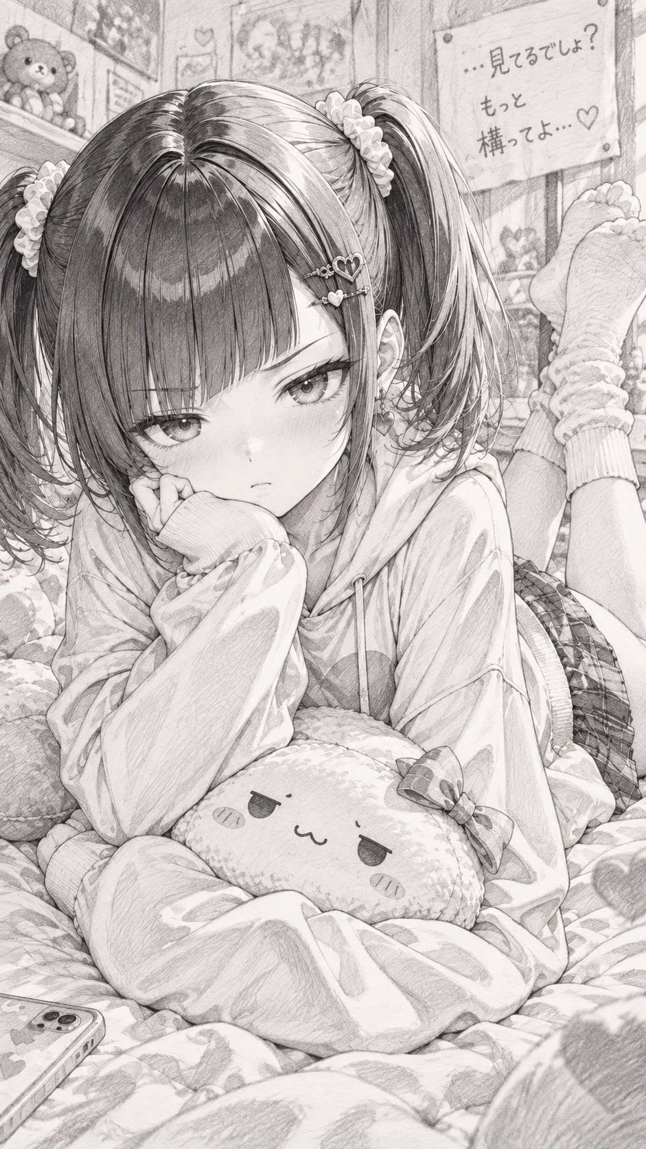 キャラクター イラスト 鉛筆画 フゼア@AIbeauty🎗️ on X: 