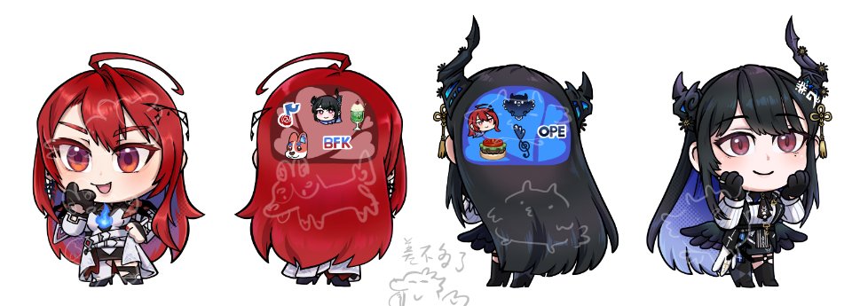 badger_yekun's tweet photo. 當初的設計圖的背面有點獵奇，所以乾脆改愛心了
反正我都打算把這叫戀愛腦血鴉搖搖樂www https://t.co/5xqXBF0RXt