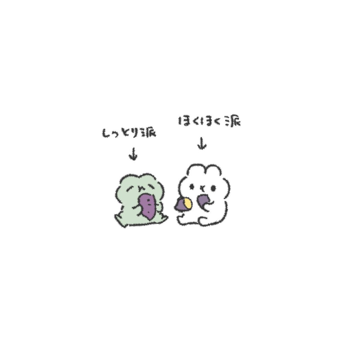usao_guni's tweet photo. うさグニの焼き芋事情 https://t.co/c5NJ4fWuGu