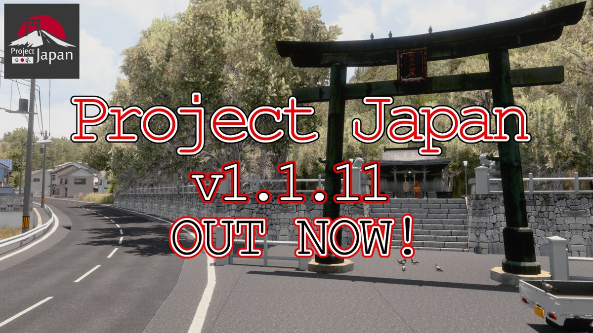 ProjectJapan_JP's tweet photo. お待たせしました
Project Japan v1.1.11 For ETS2 v1.61　リリースです
説明をよく読み導入ください
⇓⇓DLはこちらから⇓⇓
https://t.co/W66rcd7IeZ

Don't Reupload and Copy to other files sharing sites
二次配布禁止！

#ProjectJapan
#ETS2jp https://t.co/136MGiHucT