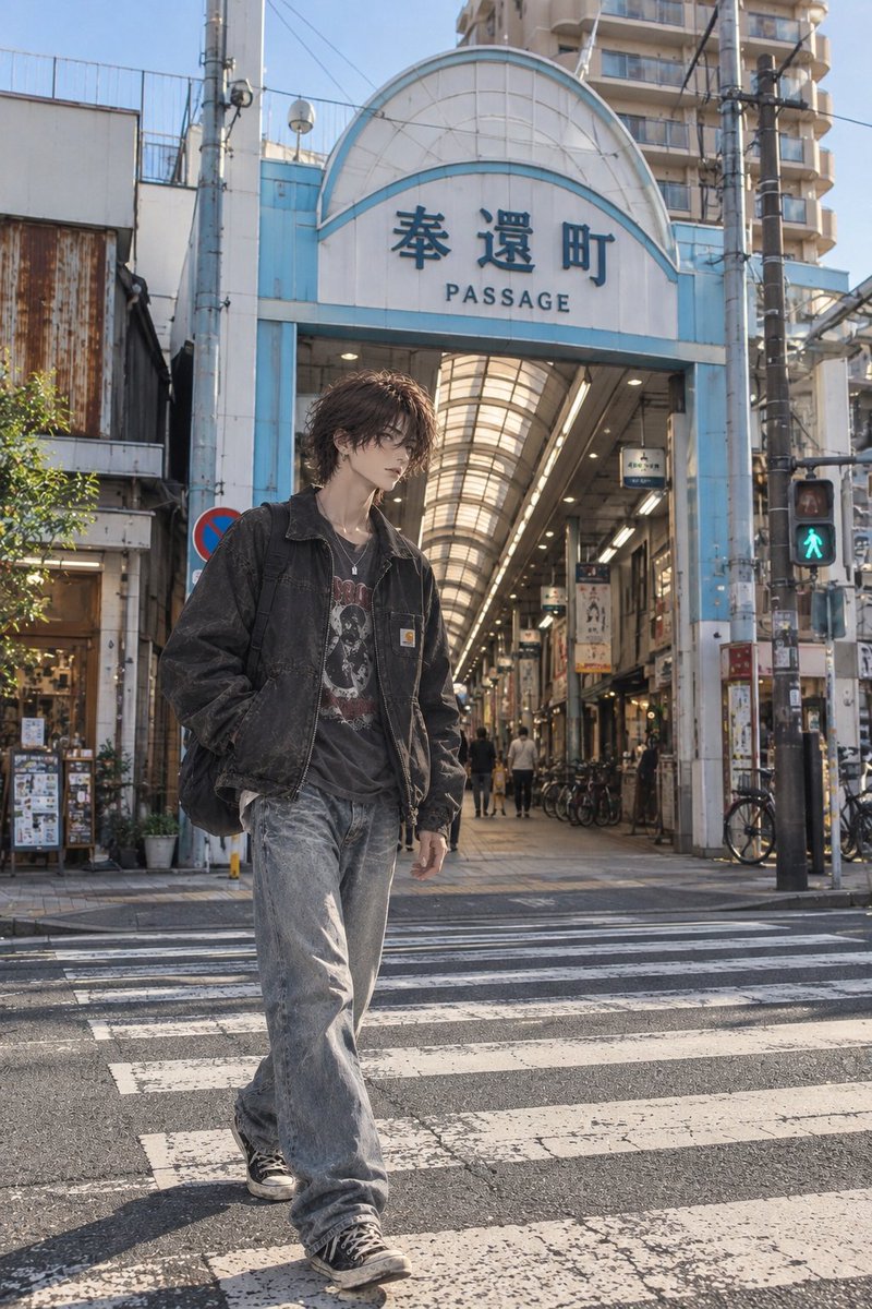R_AfterRoom's tweet photo. 岡山。
ちょっと歩く。

#岡山 #奉還町 #AIキャラクター https://t.co/22mRGNtEYd
