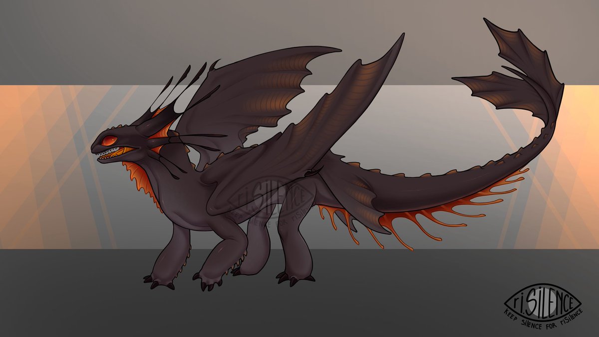 riSilencee's tweet photo. «Adopt» based on night fury :D https://t.co/slt7v8zB1e