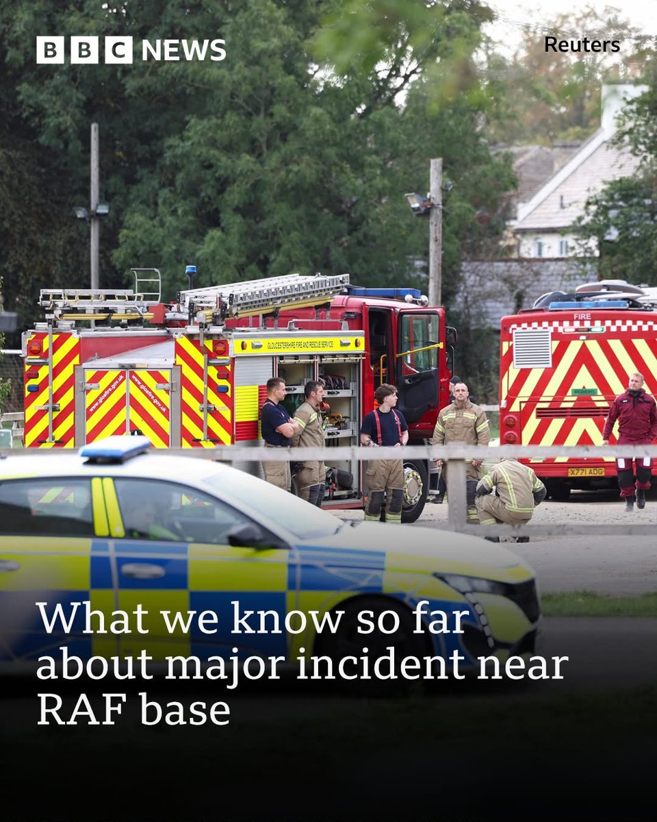 moses_kanala's tweet photo. A major incident has been declared near RAF Fairford and several men have been arrested on suspicion of offences under the Explosives Act, Gloucestershire police say.
 
Read everything we know so far: https://t.co/576l2Ei5Sp https://t.co/bcR0DffA3s