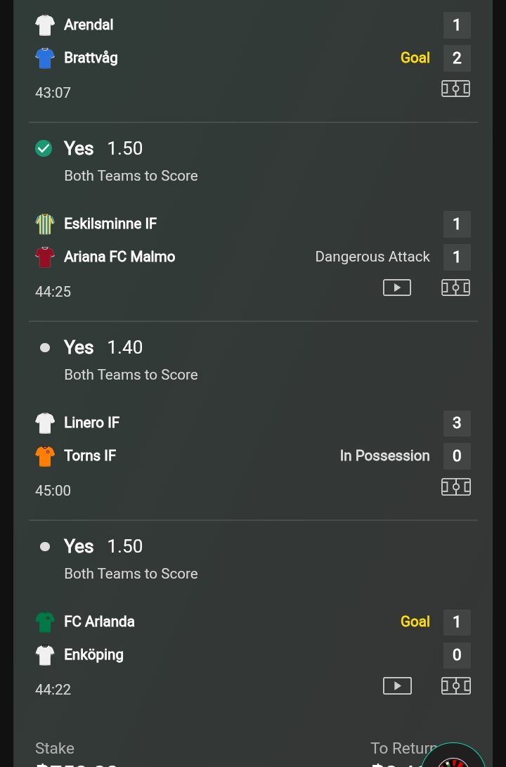 NeilRobins1ojy's tweet photo. 2 away goals needed if 1 comes in early should be decent a cash out, so keep an eye on it https://t.co/MHTaYj37SG