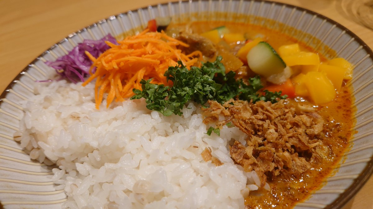mm_blanc_alpha's tweet photo. スパイスカレー https://t.co/jdGBt3cbme