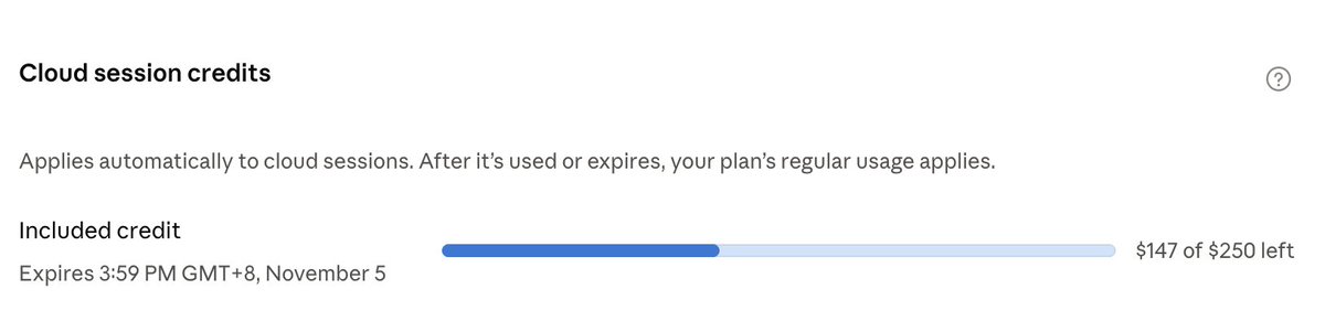 uzyn's tweet photo. This is **ONE** prompt on @claudeai Code on the Cloud.  $100.

$100. Just for the VPS "rental" for about 40 minutes, exclusive of LLM tokens! 

Just a few days ago, this was free.  You just had to pay for Claude tokens. https://t.co/sZ48TAbrBt